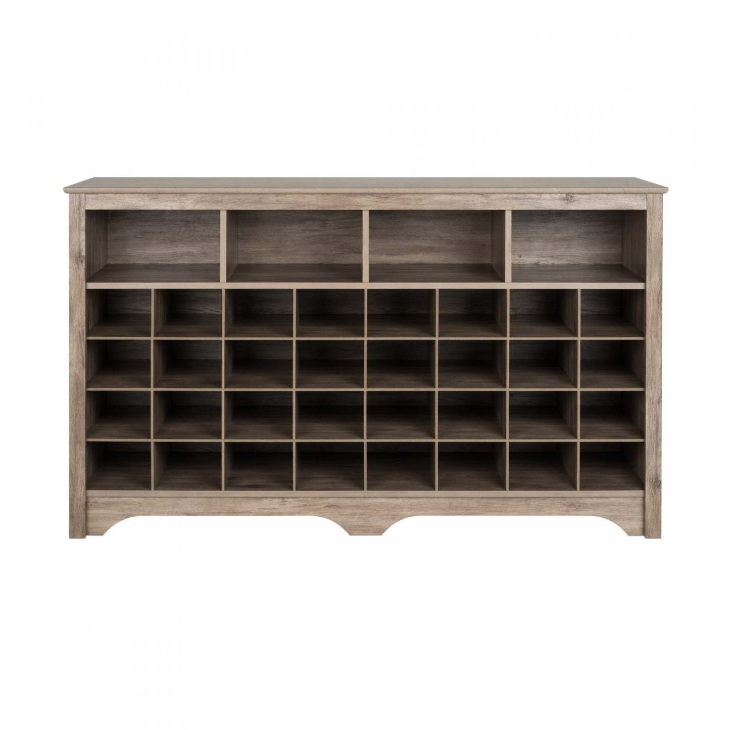 Shoe Cubby Console - Drifted Grey|Console à compartiments pour chaussures - gris délavé