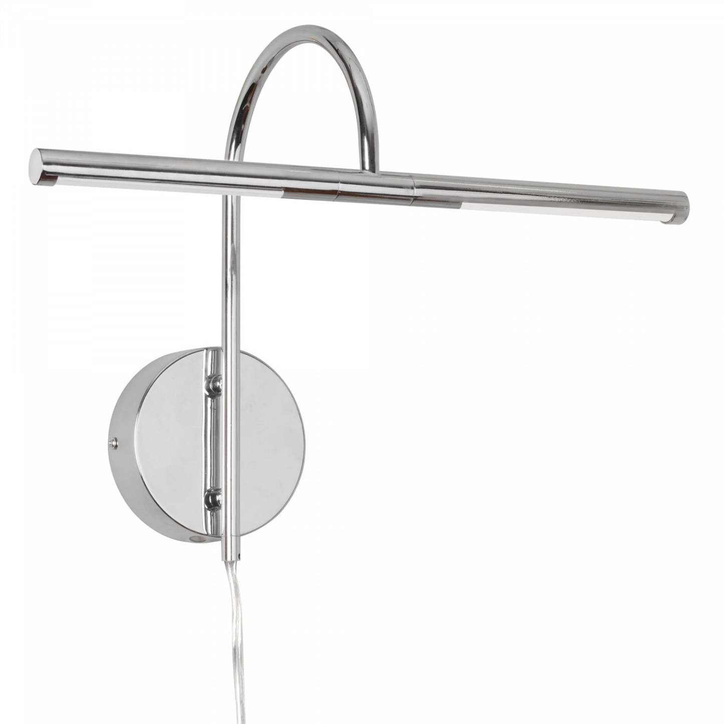 Dainolite Display/Exhibit LED Picture Light 6w Polished Chrome Finish Lamp|Lampe pour affichage d'image Dainolite avec finition en chrome poli et ampoule LED de 6 W