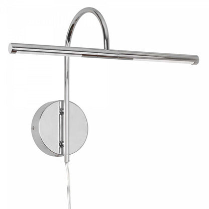 Dainolite Display/Exhibit LED Picture Light 6w Polished Chrome Finish Lamp|Lampe pour affichage d'image Dainolite avec finition en chrome poli et ampoule LED de 6 W