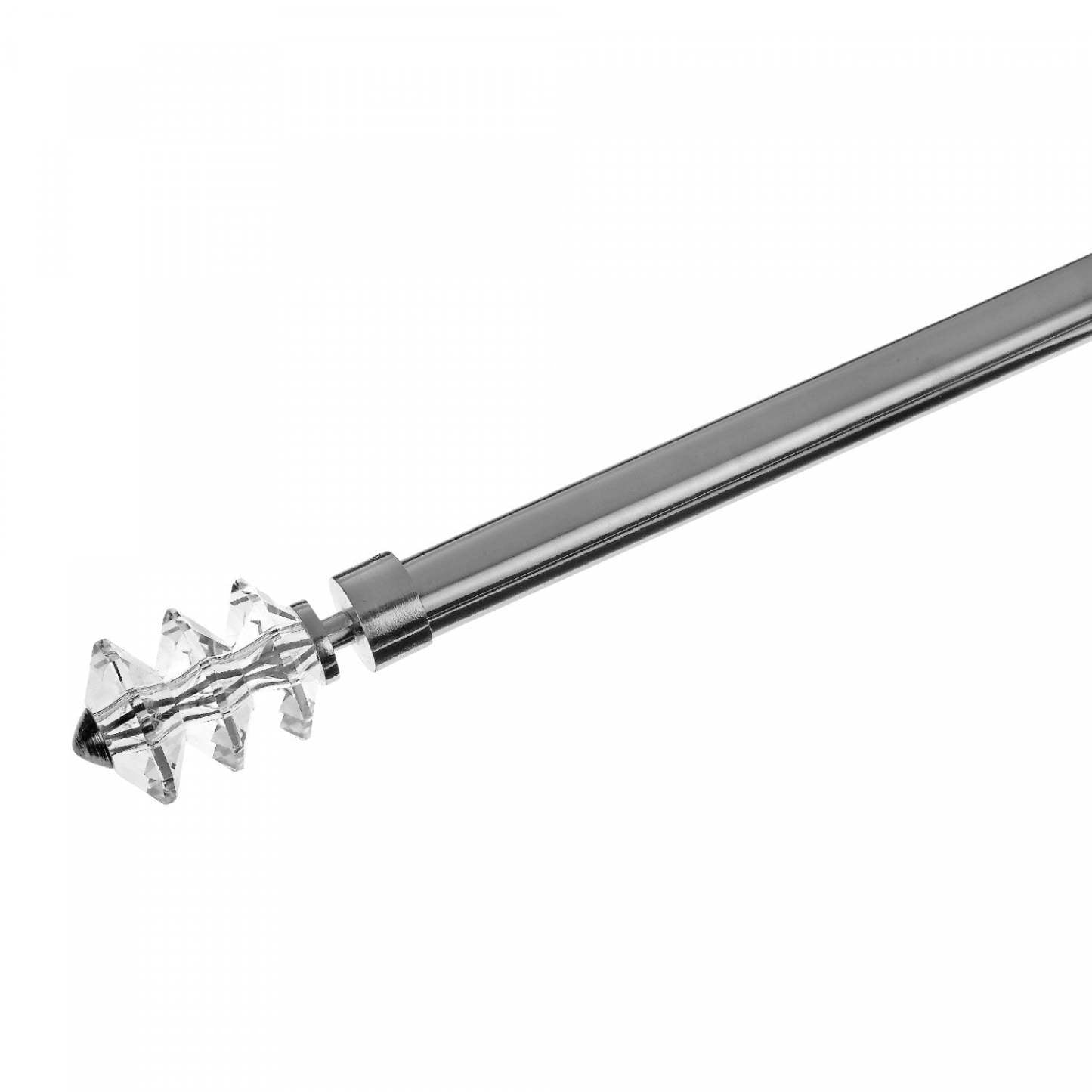 25/28mm Drape Pole Set Paragon - Nickel66-120 Drape Accessories|Ensemble de tringles à rideaux Paragon de 25 à 28 mm - accessoires pour rideaux de couleur nickel de 66 à 120 po