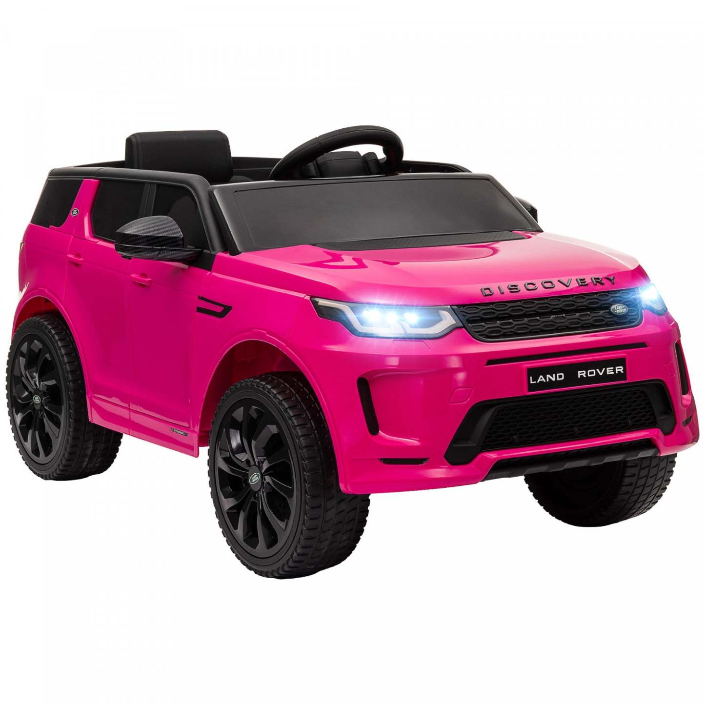 Qaba Land Rover Discovery Sport Voiture Électrique Pour Enfants Alimentée Par Batterie 12 V Avec Télécommande
