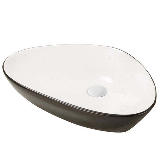 Lavabo de salle de bain Shawny noir