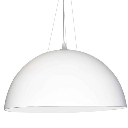 Dainolite Dome 3 Ampoule Suspension avec Fini Blanc | Luminaire suspendu Dome de Dainolite avec fini blanc et 3 ampoules