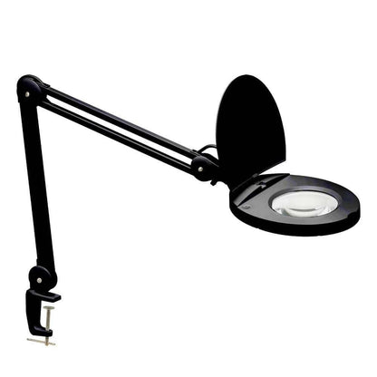 Dainolite LED Magnifier Lamp 8w Black Finish|Lampe à loupe de Dainolite avec fini noir et ampoule à DEL de 8 W