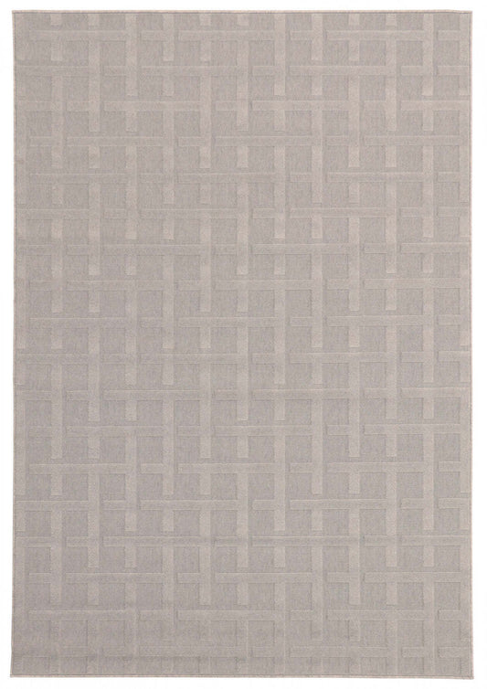Tapis Brangane Gris 6'7 x 9'6|Carpette Brangane grise 6 pi 7 po x 9 pi 6 po|D86F4RNJ
