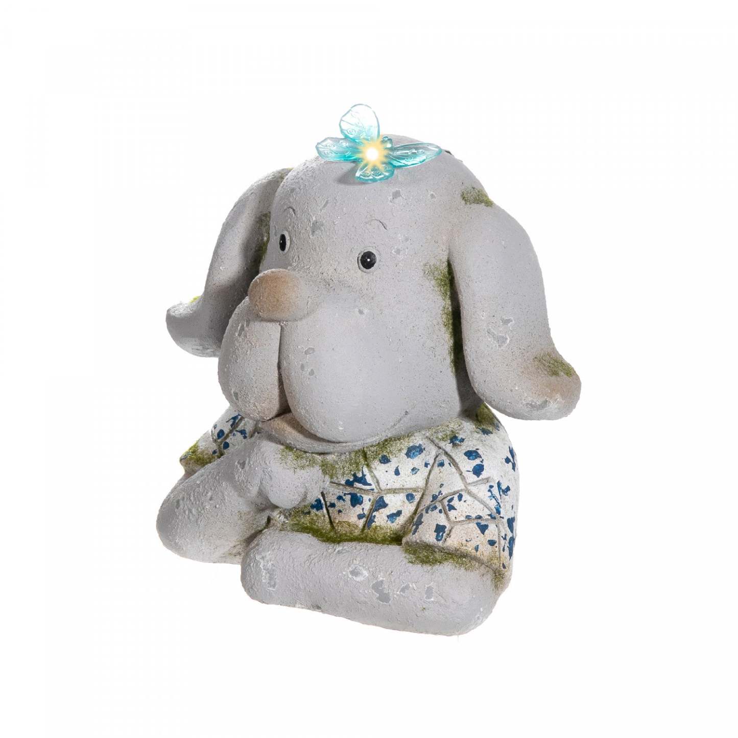 Mango Solar Power Outdoor Figurine Dog Figure|Figurine solaire en oxyde de magnésium pour l'extérieur représentant un chien