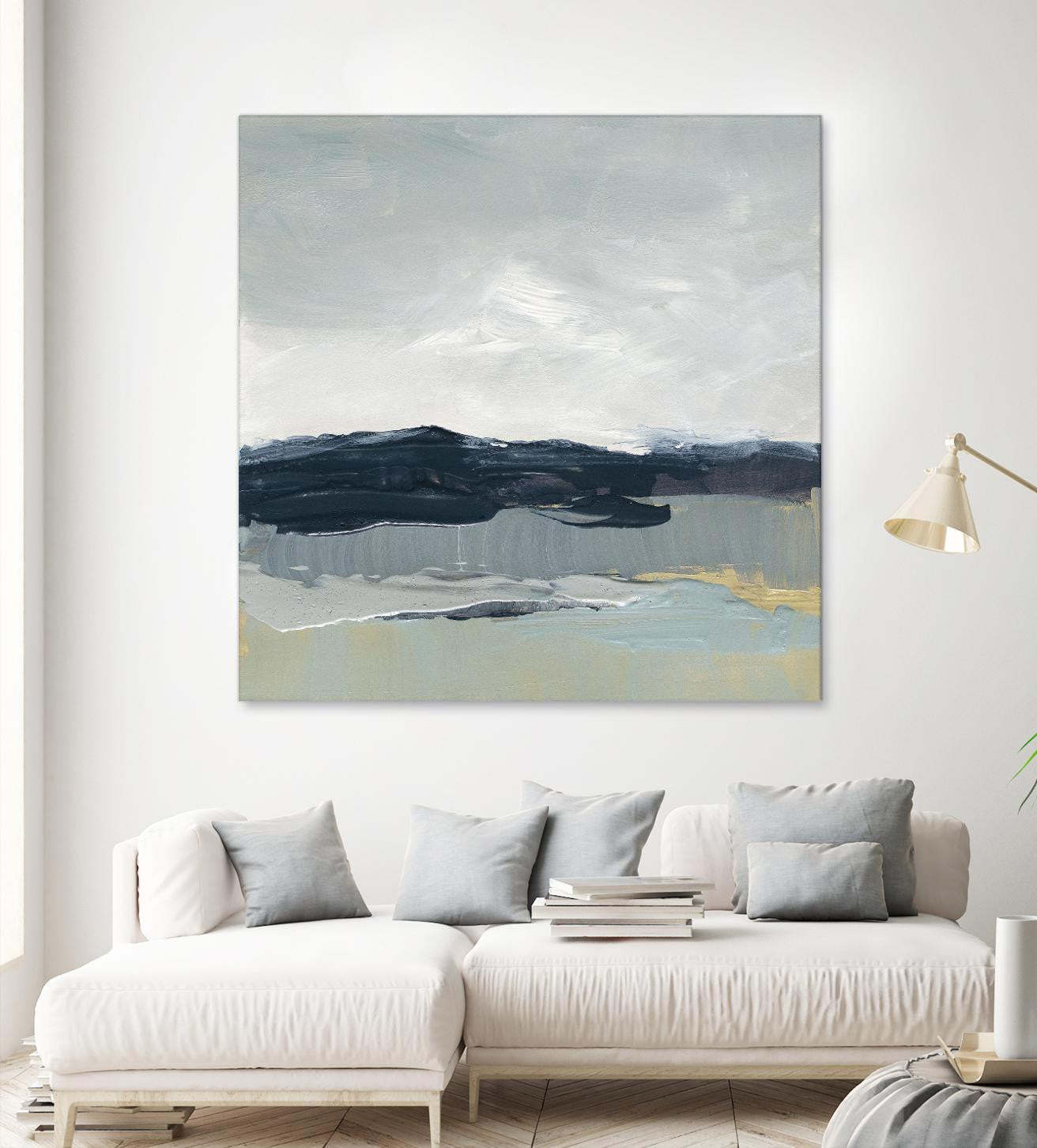 Œuvre d'art murale géante « Midday Display I » 54 x 54