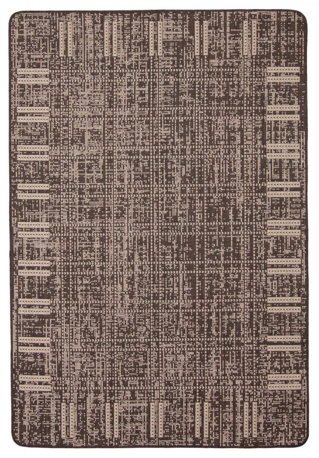 Tapis Joni Chocolat - 4'4 X 6'5 |Carpette Joni chocolat - 4 pi 4 po x 6 pi 5 po