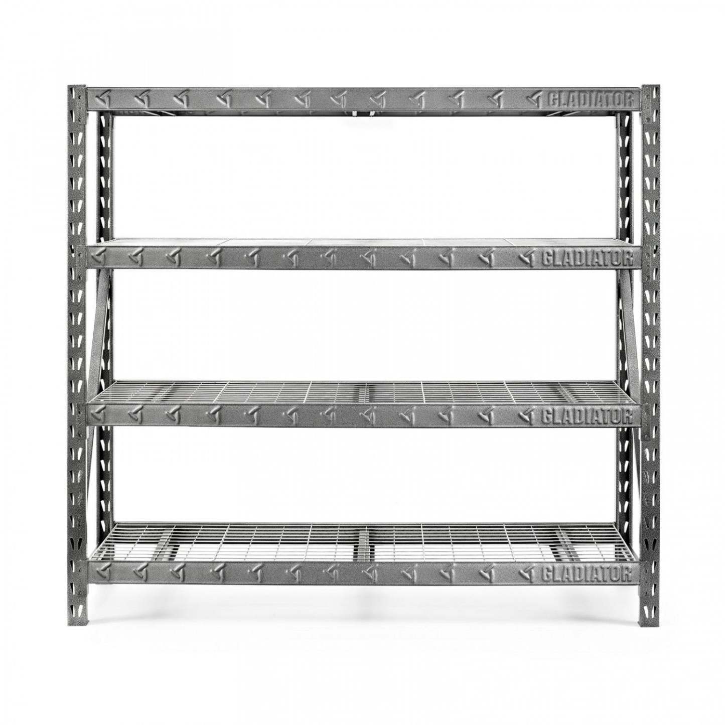 Gladiator 77 Rack Shelf - Hammered Granite|Tablette de 77 po en grillage de Gladiator - granite martelé