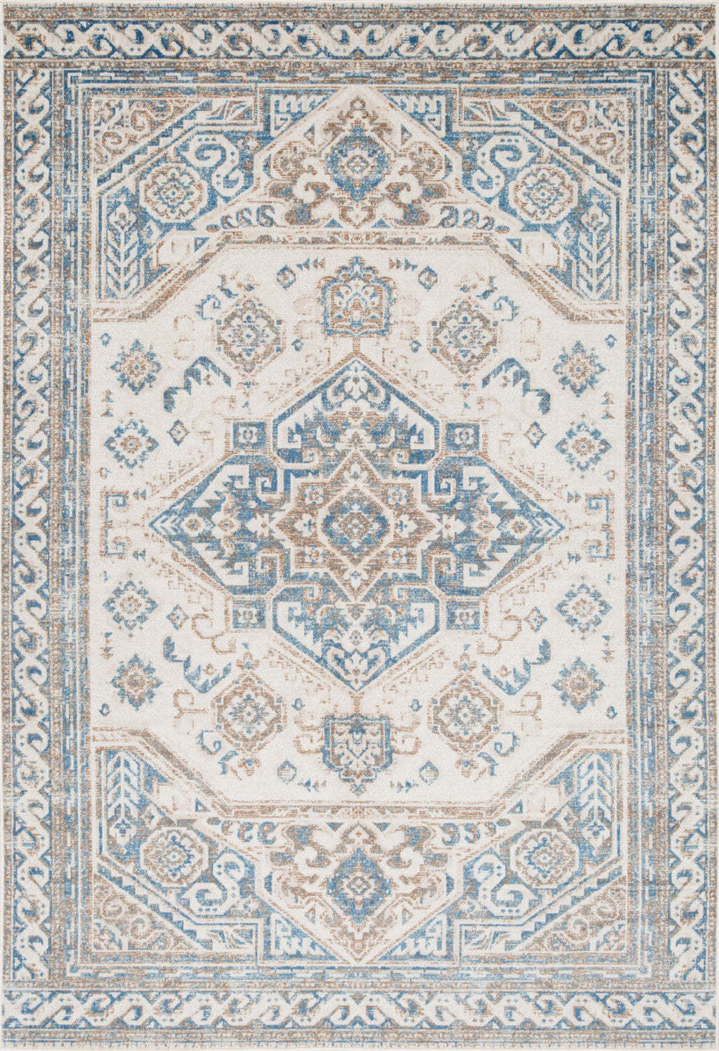 Tapis Shi Vin Bleu 3x5|Carpette Shi bleu rétro 3 x 5|D80GEFIG