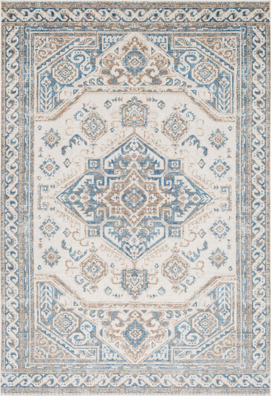 Tapis Shi Vin Bleu 3x5|Carpette Shi bleu rétro 3 x 5|D80GEFIG