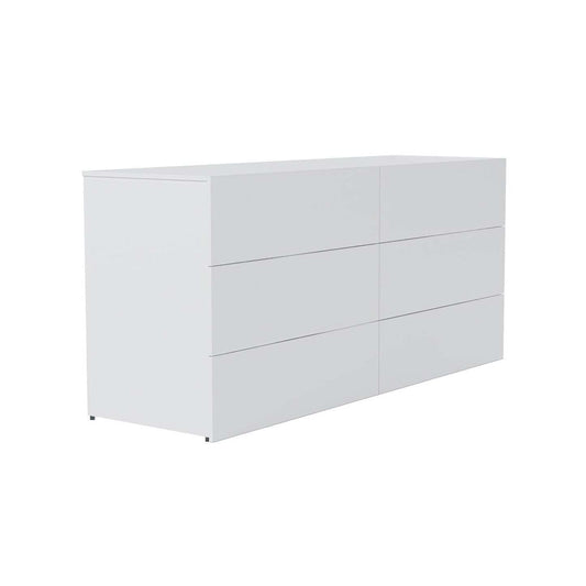 Nordika James 6-Drawer Dresser - Blanc|Commode James Nordika à 6 tiroirs - blanche
