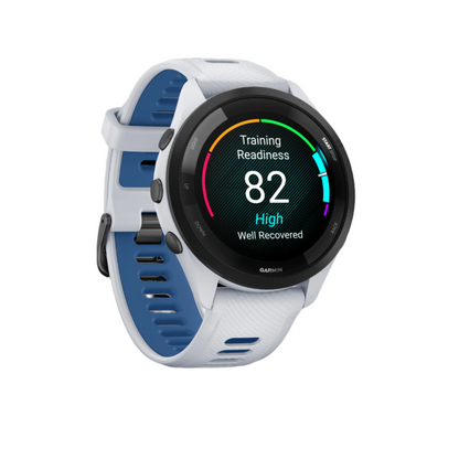 Garmin Forerunner® 265 Montre Gps Intelligente - Suivi De Fitness Avec Gps Multi-bande - Pierre Blanche