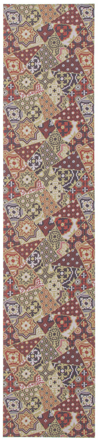 Tapis Bellezza Rouge / Vert 2'2 x 26'0|Carpette Bellezza rougevert 2 pi 2 po x 26 pi 0 po|D22E8V7C