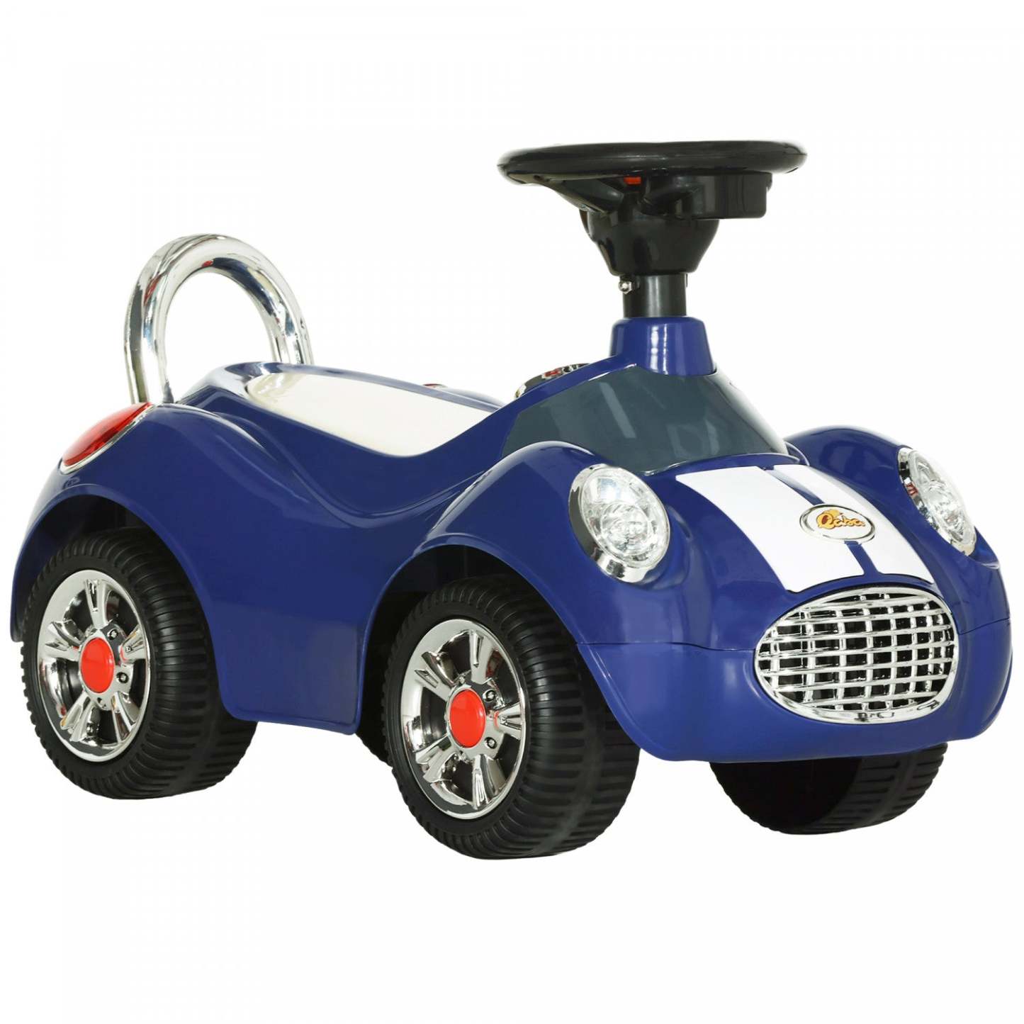 Qaba Voiture Bebe, Voiture A Pousser Pour 1 A 3 Ans Avec Musique, Klaxon, Lumiere, Voiture Coulissante