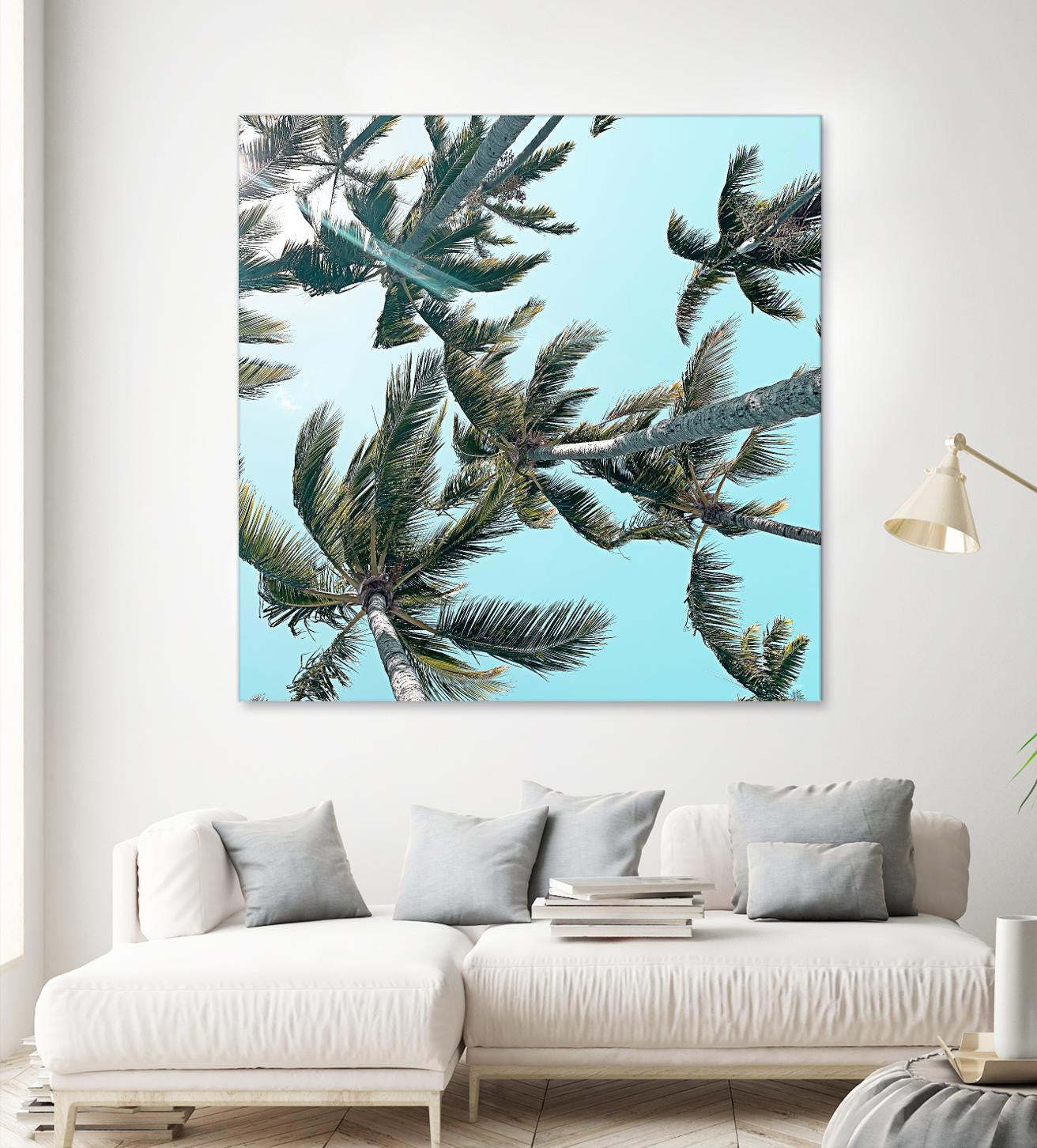 Palm 03 Giant Art 54x54 Wall Art|Œuvre d'art murale Giant Art « Palm 03 » 54 x 54