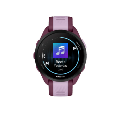 Garmin Forerunner® 165 Montre Gps Intelligente - Suivi De La Santé Avec Écran Amoled - Baie/lilas