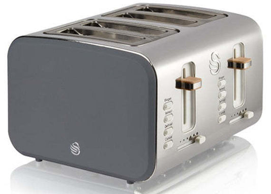 Salton Swan Nordic 4-Slice Toaster - ST14620GRYN|Grille-pain Swan à 4 tranches de style nordique - ST14620GRYN