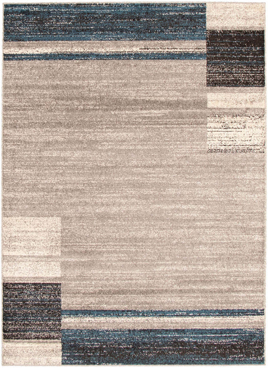 Aya gris-bleu tapis d'aire - 5 pi 3 po x 7 pi 3 po|Carpette Aya gris-bleu - 5 pi 3 po x 7 pi 3 po| D26RY22T