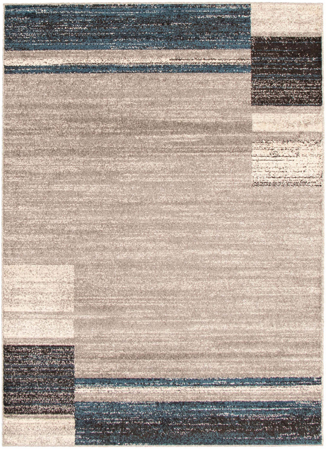 Tapis Aya gris-bleu - 2,39 m x 3,10 m | D29VG886