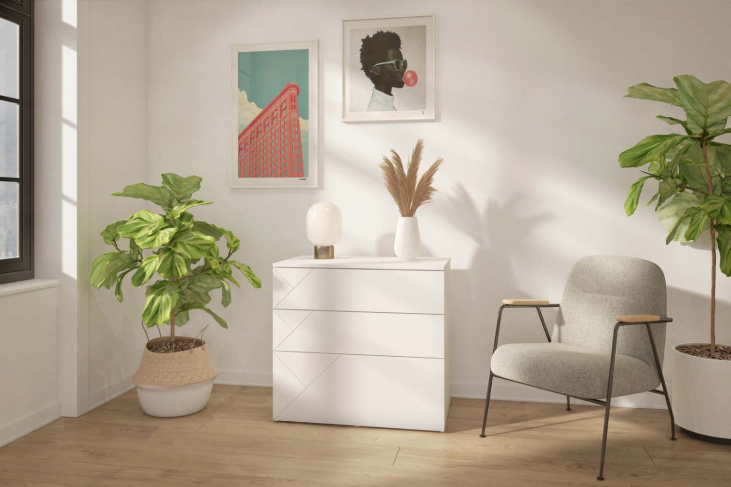 Nordika Classeur Atypik - Blanc | Classeur Atypik Nordika - blanc | D08HWVJO