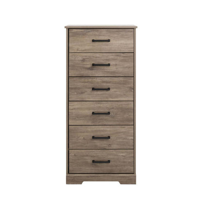 Prepac Rustic Ridge 23.75 6-Drawer Chest - Brown|Commode verticale Rustic Ridge de Prepac de 23,75 po à 6 tiroirs - brune