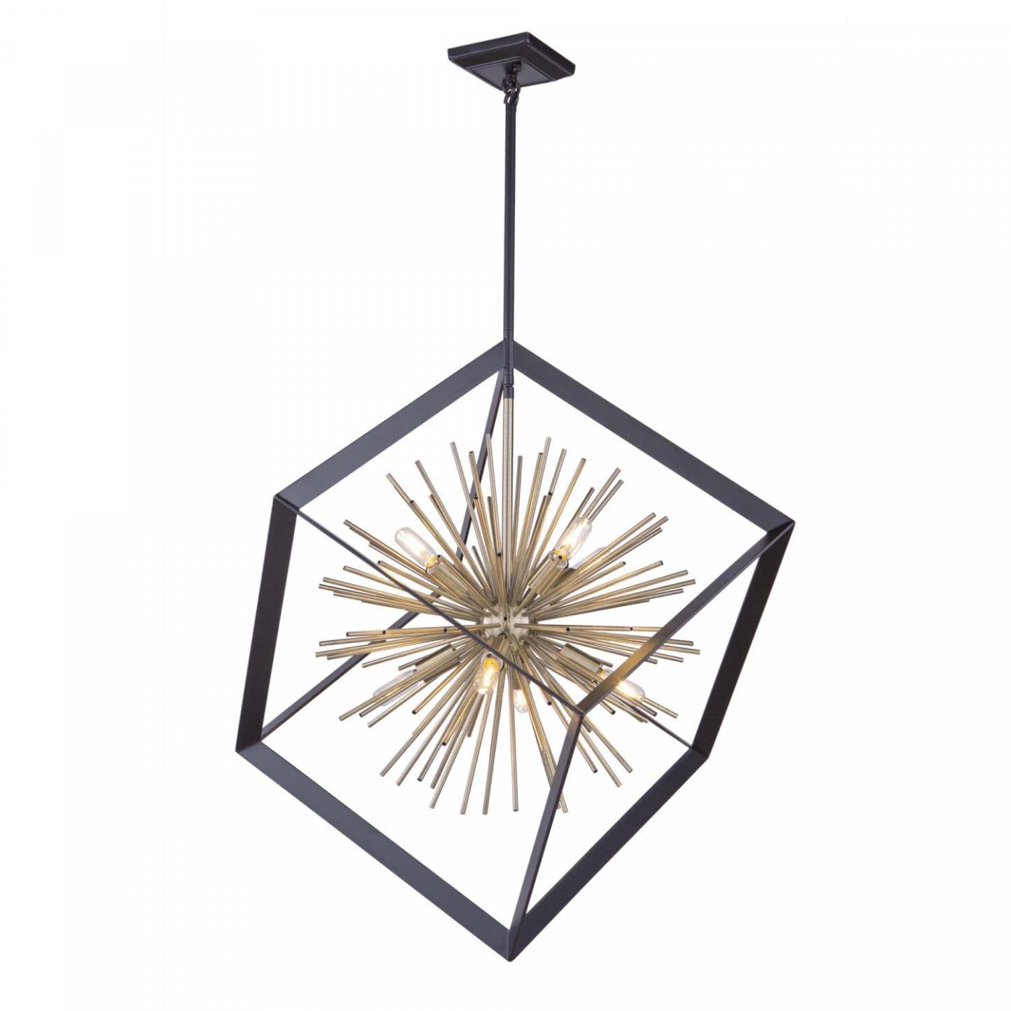 Sunburst  8-Light Chandelier | Lustre Sunburst à 8 ampoules | D06HLVZE