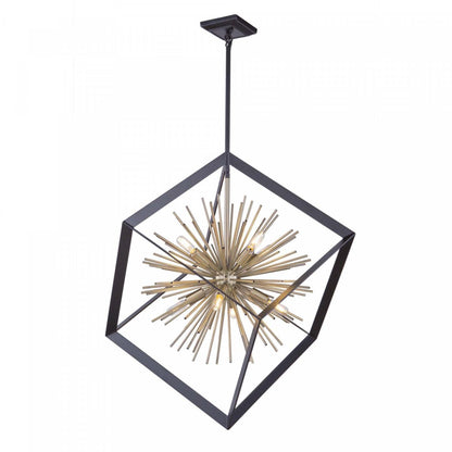 Sunburst  8-Light Chandelier | Lustre Sunburst à 8 ampoules | D06HLVZE