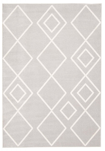 Kenza Grey Machine Washable Area Rug - 5'0 x 7'0|Tapis Kenza gris lavable à la machine - 5 pi 0 po x 7 pi 0 po|D86FC6WF