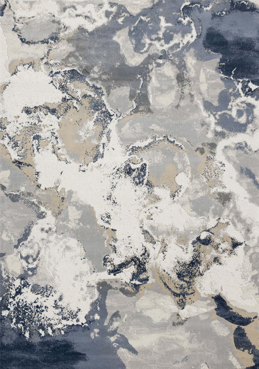 Tapis d'intérieur abstrait London - 7'10 x 10'6|Carpette London à motif abstrait pour l'intérieur - 7 pi 10 po x 10 pi 6 po