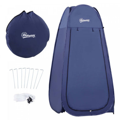 Outsunny Tente De Douche Pop Up Portable Vestiaire Tentes D'abri De confidentialité Pour Camping Extérieur