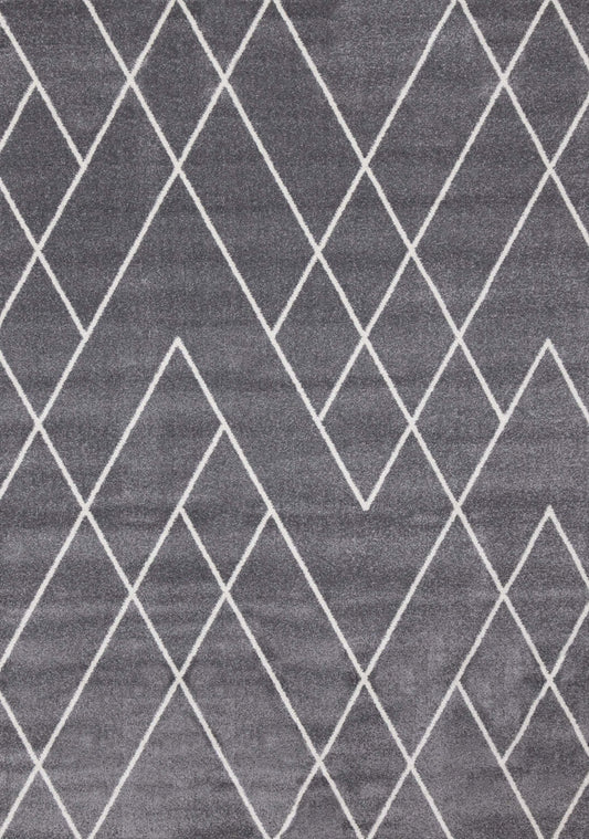 Carpette Covington à motifs de lignes géométriques - 5 pi 3 po x 7 pi 7 po
