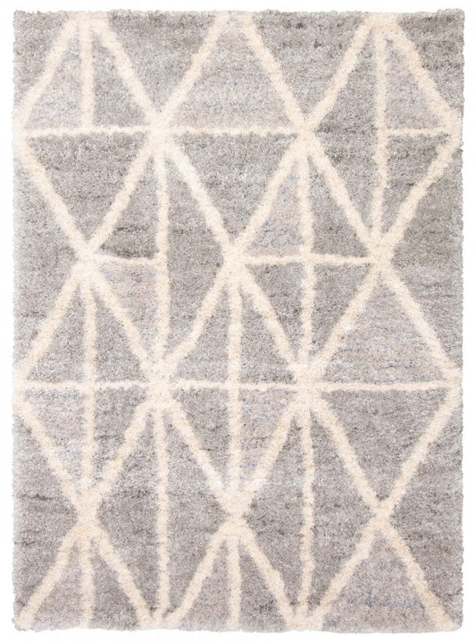 Tapis gris Bellanca 5'3 X 7'3 | Tapis Bellanca gris 5 pi 3 po x 7 pi 3 po