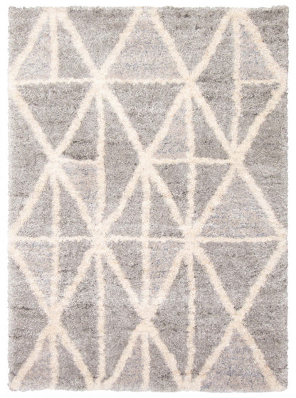 Tapis gris Bellanca - 3'11 X 5'7|Tapis Bellanca gris - 3 pi 11 po x 5 pi 7 po