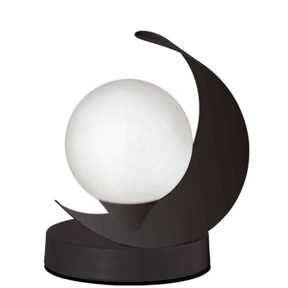 Dainolite Crescent 1 Light Table Lamp Matte Black Finish|Lampe de table Crescent de Dainolite avec finition noire mate et 1 ampoule