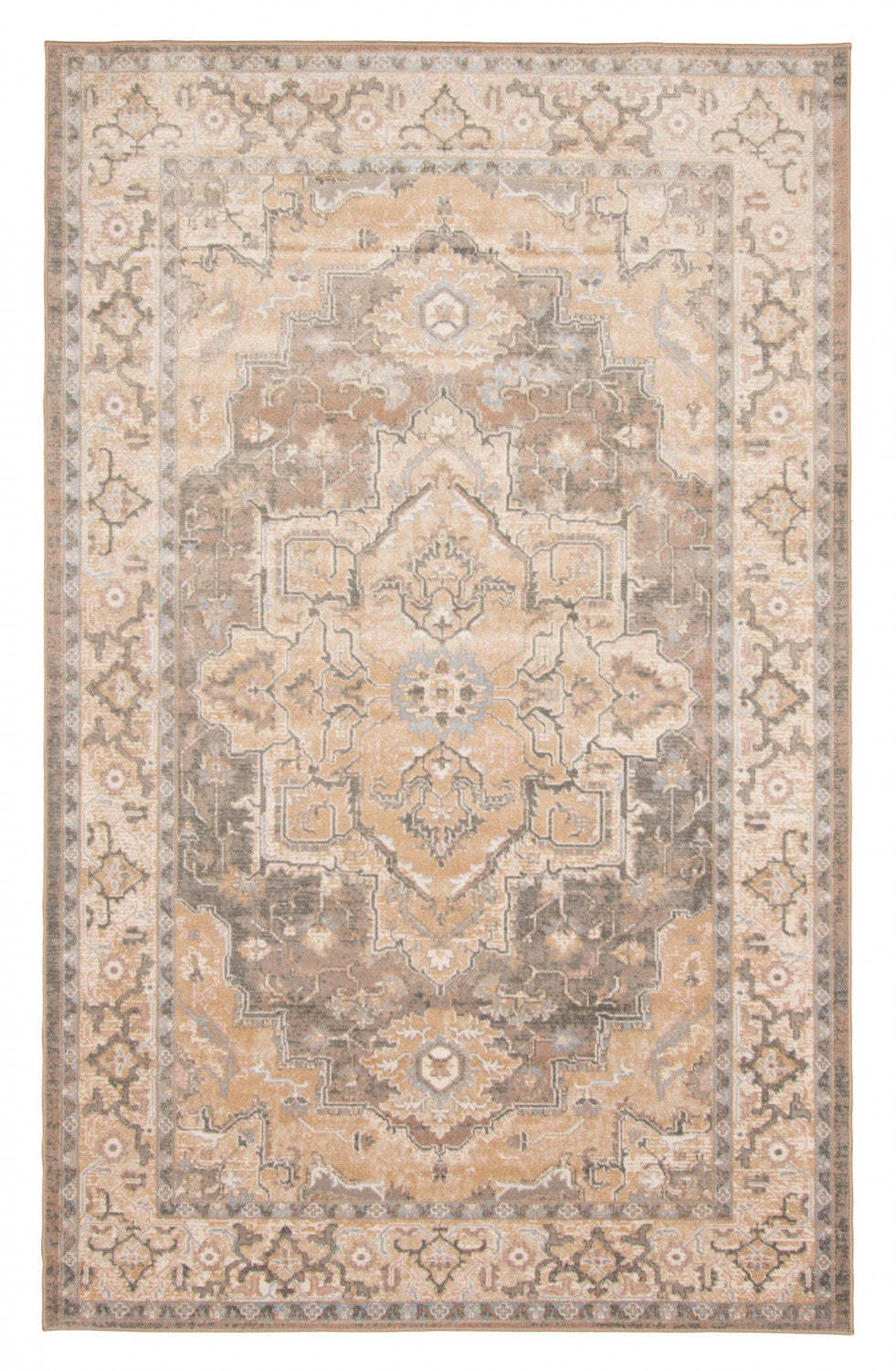 Tapis Ashby beige clair - 152 x 244 cm | Carpette Ashby brun clair - 152 x 244 cm