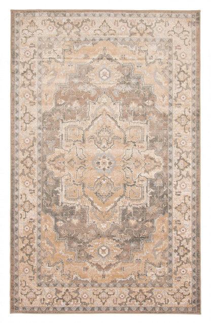 Tapis Ashby beige clair - 152 x 244 cm | Carpette Ashby brun clair - 152 x 244 cm