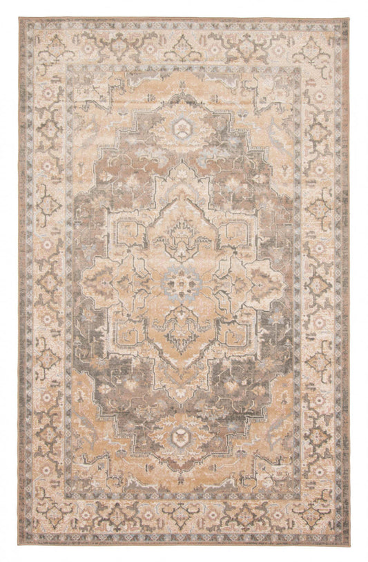 Tapis Ashby beige clair - 152 x 244 cm | Carpette Ashby brun clair - 152 x 244 cm