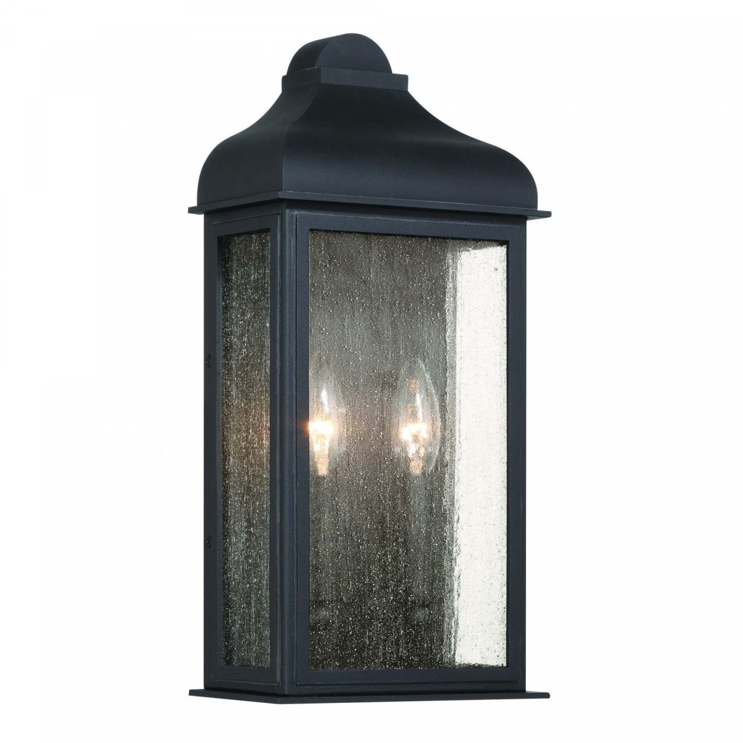 Madrid 2 Light Outdoor Wall Sconce, Black Lamp | Applique Murale D’exterieur Madrid A 2 lampes, Noir