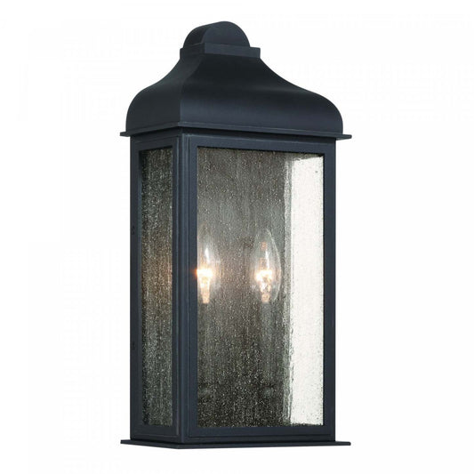 Madrid 2 Light Outdoor Wall Sconce, Black Lamp | Applique Murale D’exterieur Madrid A 2 lampes, Noir