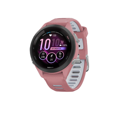 Garmin Forerunner® 265s Montre Gps Intelligente - Suivi De Fitness Avec Gps Multi-bande - Rose Clair