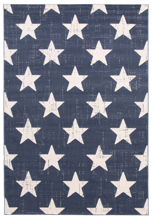 Tapis Ira Navy 5'3 x 7'7|Carpette Ira bleu marine 5 pi 3 po x 7 pi 7 po|D86FX75T