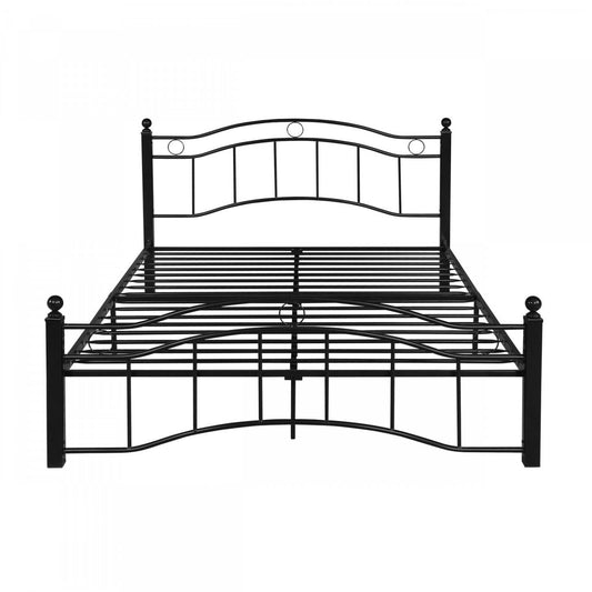 Cadre de lit en métal Jackson avec rangement sous le lit, lit King noir | Jackson Cadre De Lit En Metal Avec Rangement Sous Le Lit, Noir