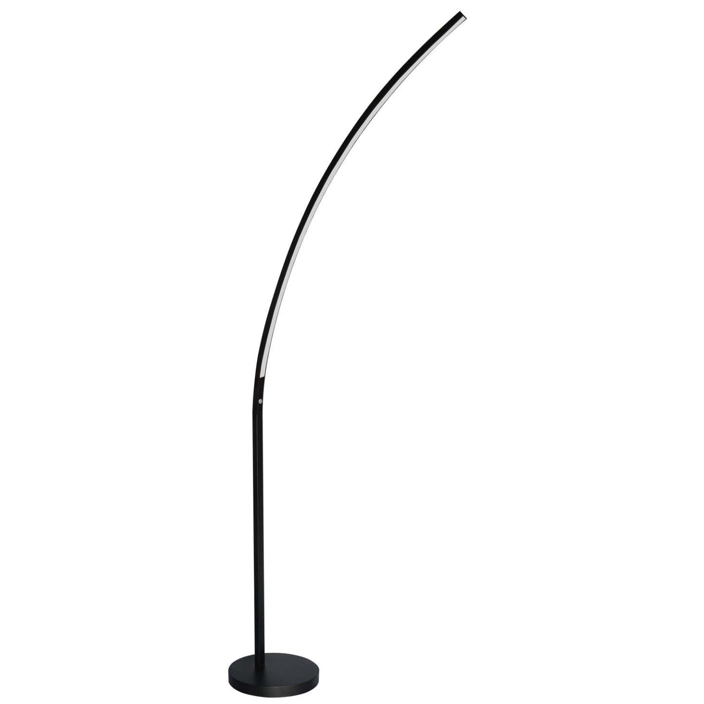 Dainolite Gentle Bend LED Floor Lamp 22w Matte Black Finish|Lampe à pied Gentle Bend de Dainolite avec fini noir mat et ampoule à DEL de 22 W