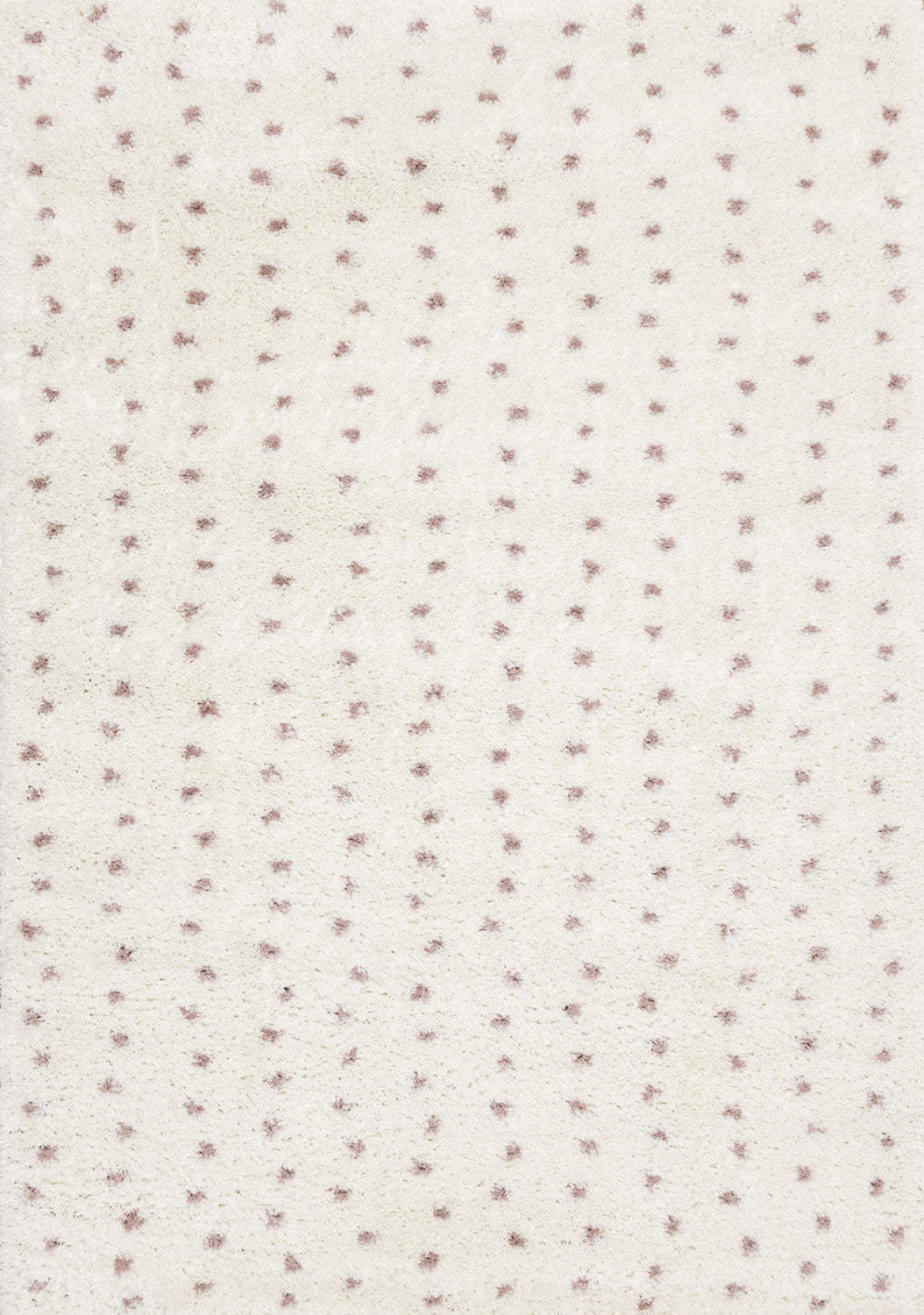 Carpette douce Taylor à motif de pois - 7 pi 10 po x 10 pi 6 po