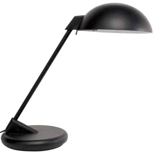 Lampe de bureau de Dainolite avec finition noir mat
