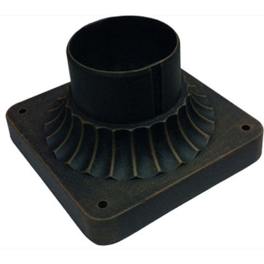 Support de poteau noir Classico II | Fixation de base pour lampadaire II Classico noire | D06H9RM4