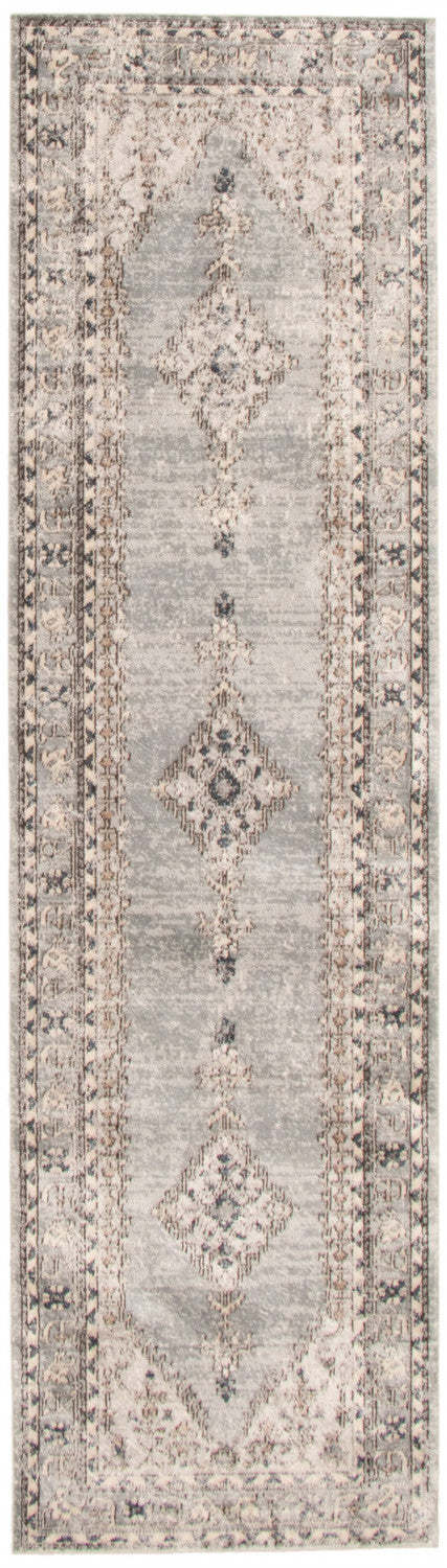 Tapis Bleu Octavian Bijar - 2'7 x 8'2|Carpette Octavian Bijar bleu - 2 pi 7 po x 8 pi 2 po| D295TO27