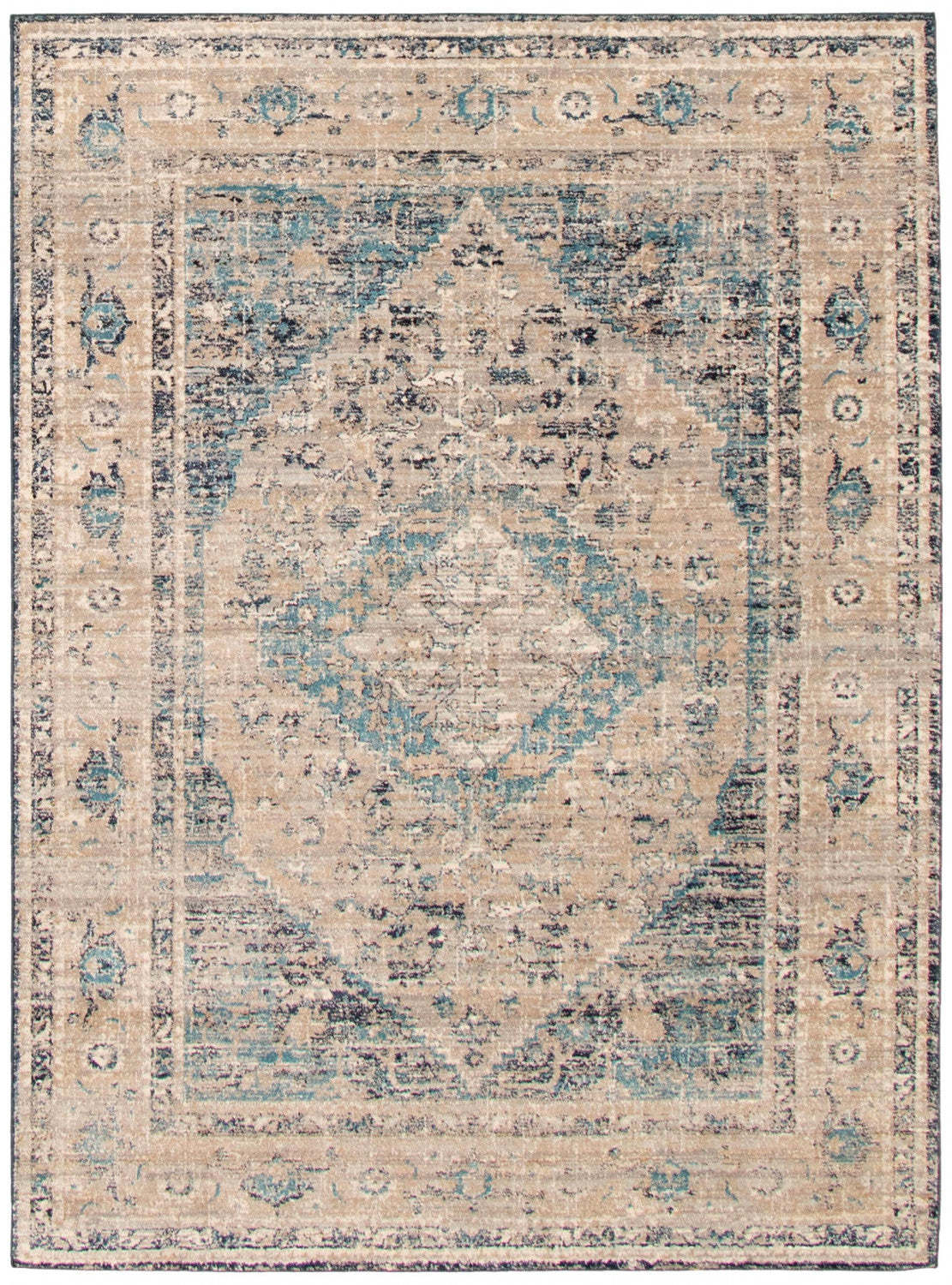 Bolivar Bijar Tapis de zone gris - 6 pi 7 po x 8 pi 6 po|Carpette Bolivar Bijar gris - 6 pi 7 po x 8 pi 6 po| D2A3IO2G