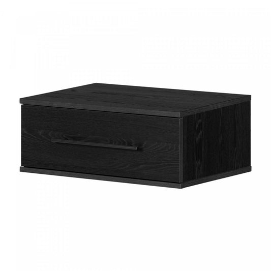 Primo Table De Chevet Flottante 1 Tiroir - Chêne Noir | Primo Floating Nightstand With 1 Drawer - Black Oak